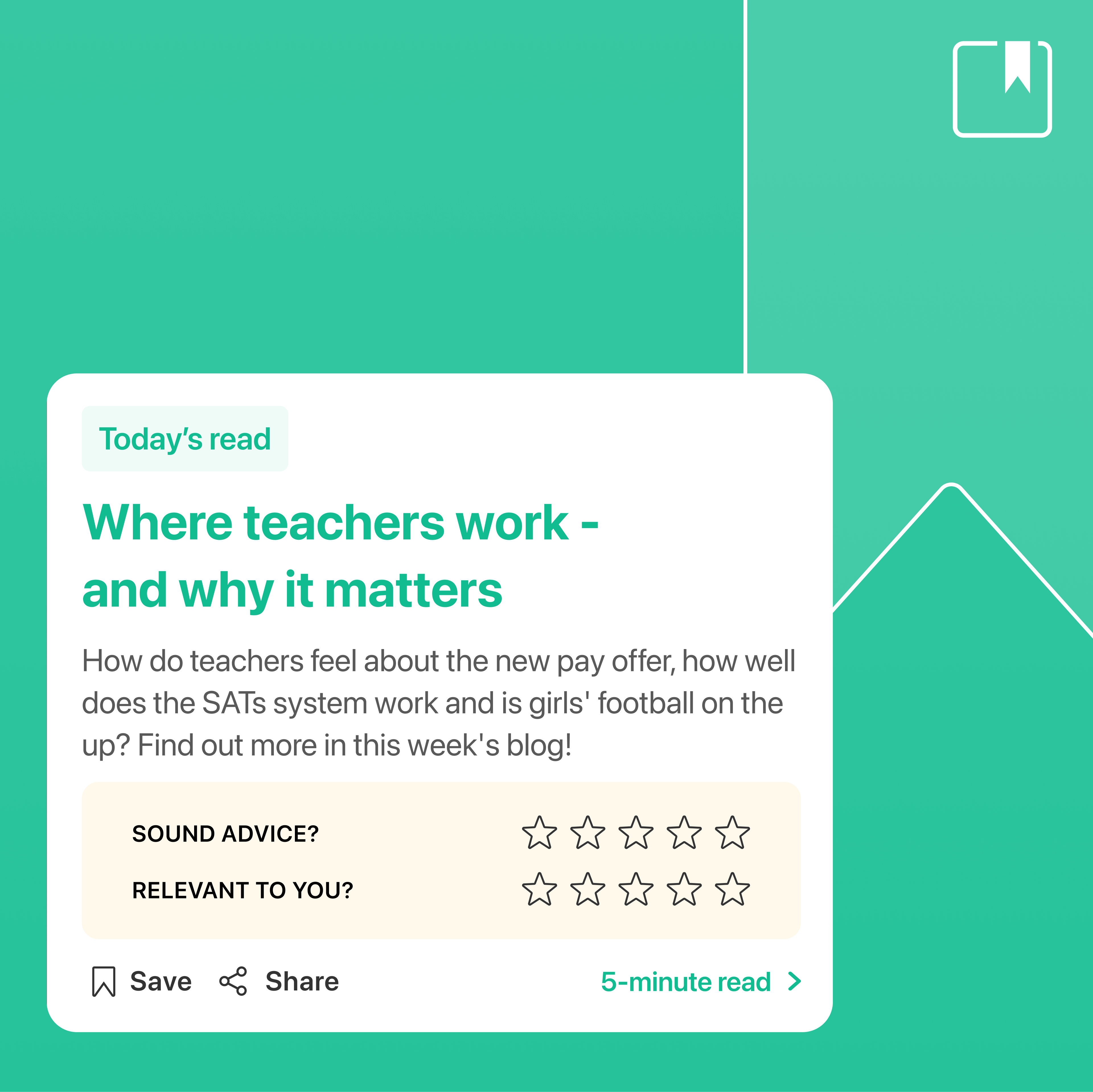 Blog on teachers' work impact, pay, SATs, and girls' football. Read now for insights in education.